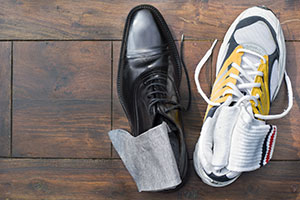 Dress Shoe and Sneaker