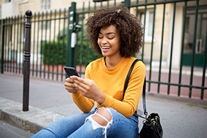 Woman on Cellphone